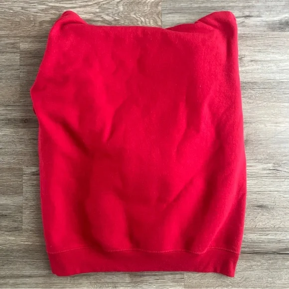 Shop Ludic Red Graphic Sweatshirt - Picture 5 of 5